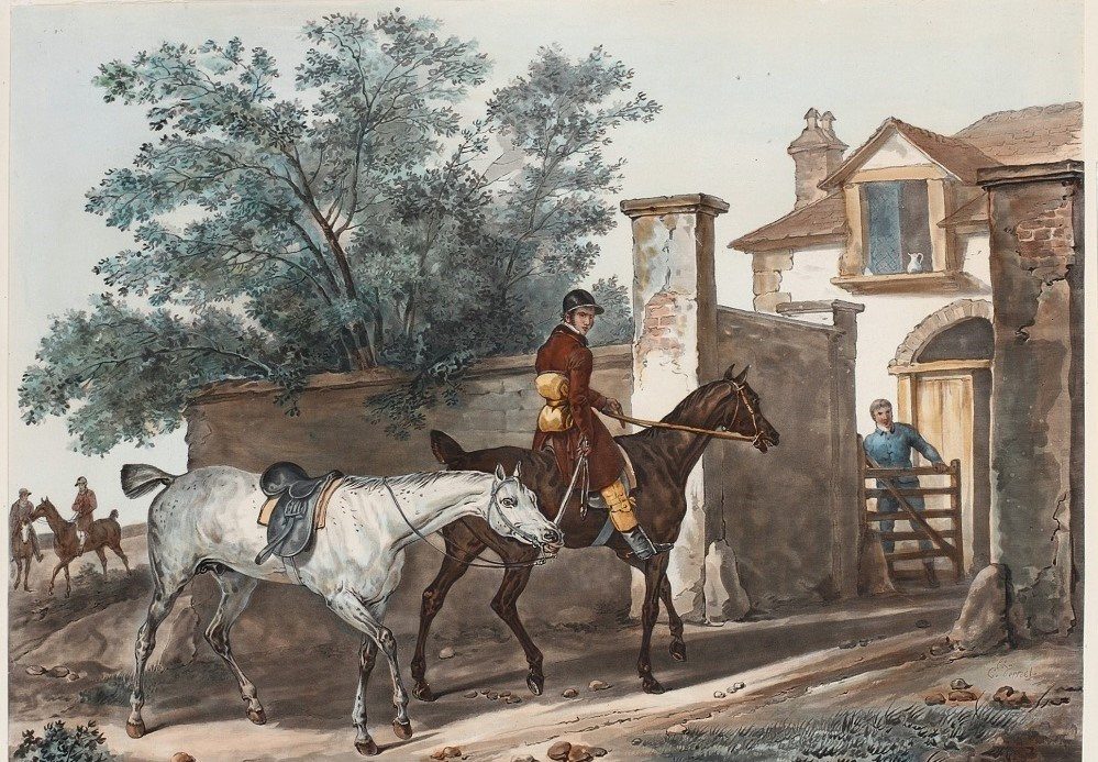 Jean Pierre Marie Jase. Entry to the stable