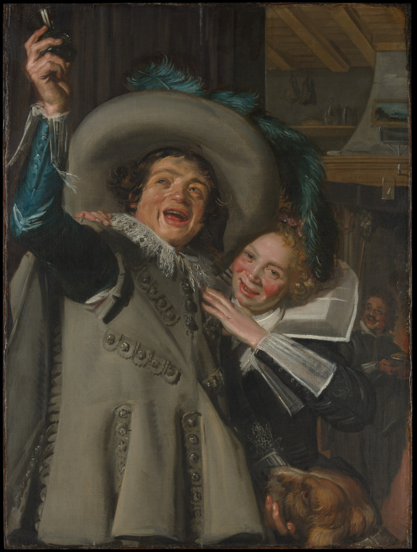 Frans Hals. Young man and woman in the hotel (Junker Ramp and his sweetheart)