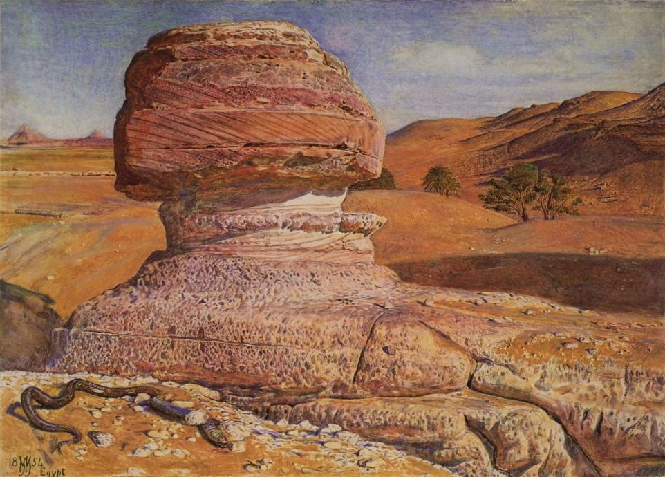 William Holman Hunt. The Sphinx in the vicinity of Giza, Egypt