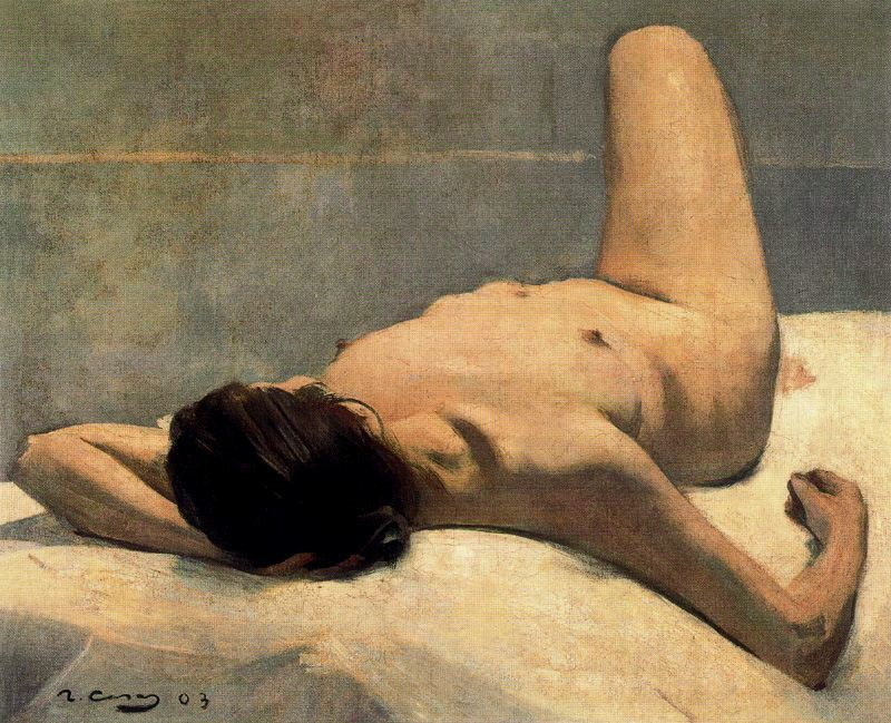 Ramon Casas i Carbó. Reclining Nude