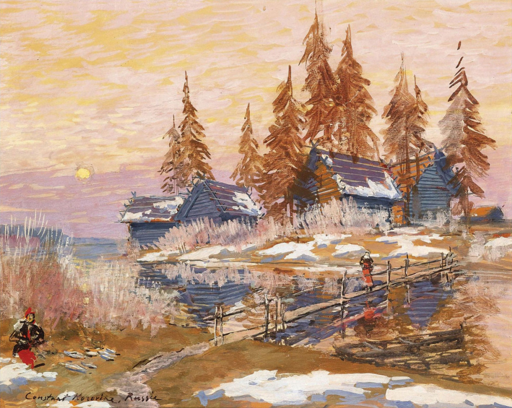 Konstantin Korovin. Late winter