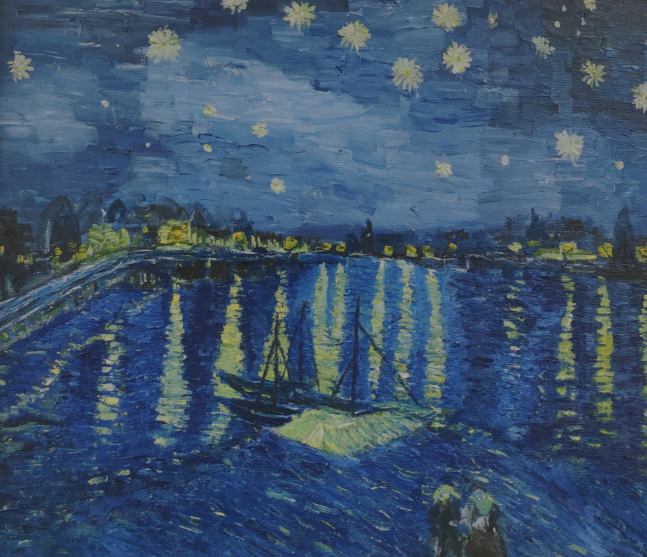 Paul. Starry night over Rhone Van Gogh