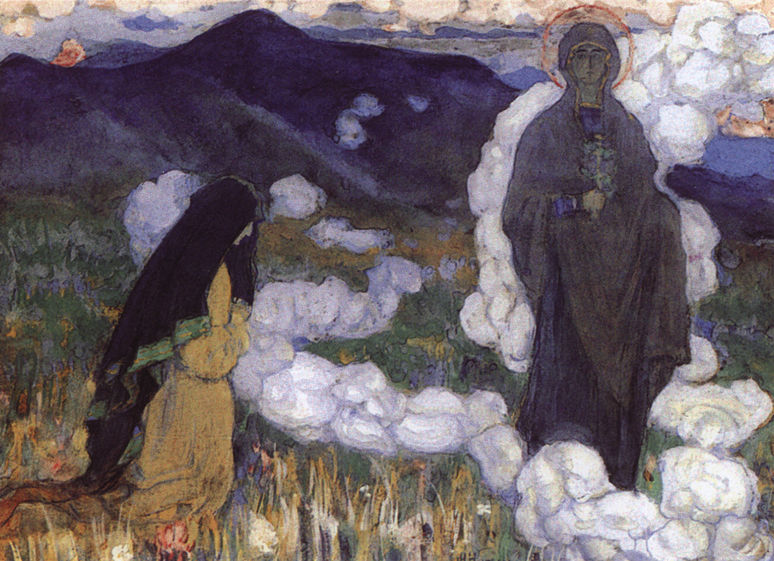 Mikhail Vasilyevich Nesterov. 圣母的愿景