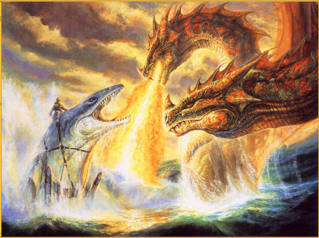 Bob Eggleton. Darkness descending