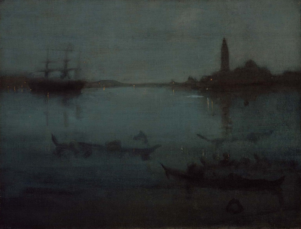 James Abbot McNeill Whistler. Nocturne in Blue and Silver: Lagoon, Venice