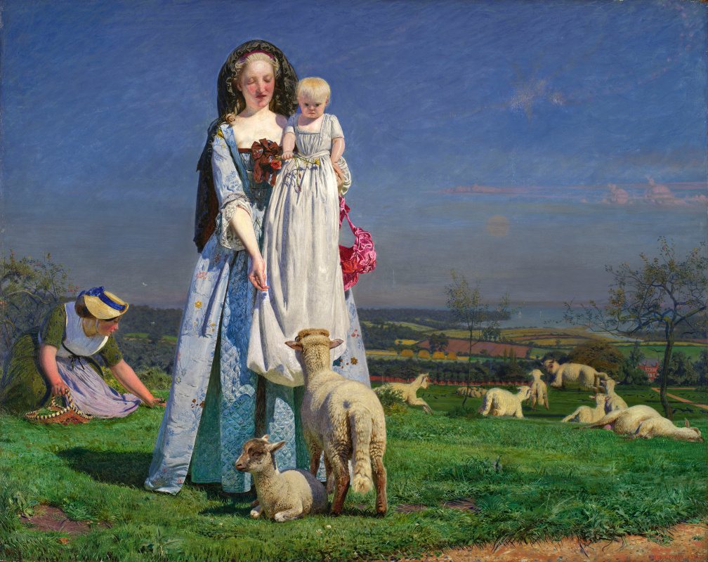 Ford Madox Brown. Cute lamb