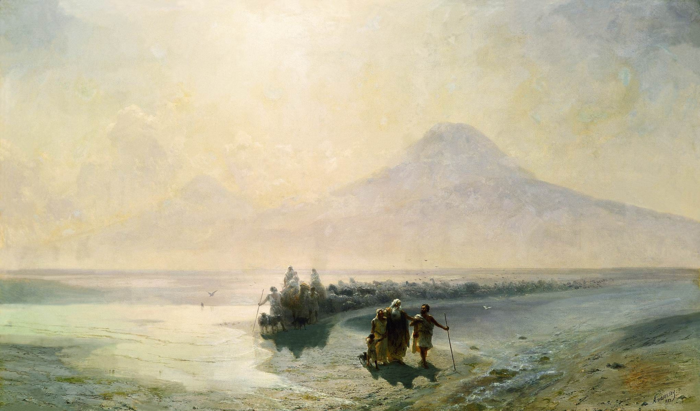 Ivan Aivazovsky. La discesa di Noè dal monte Ararat