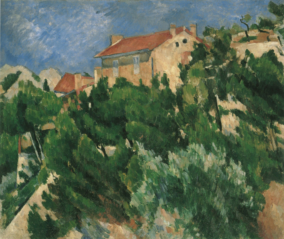 Paul Cezanne. 横向在普罗旺斯