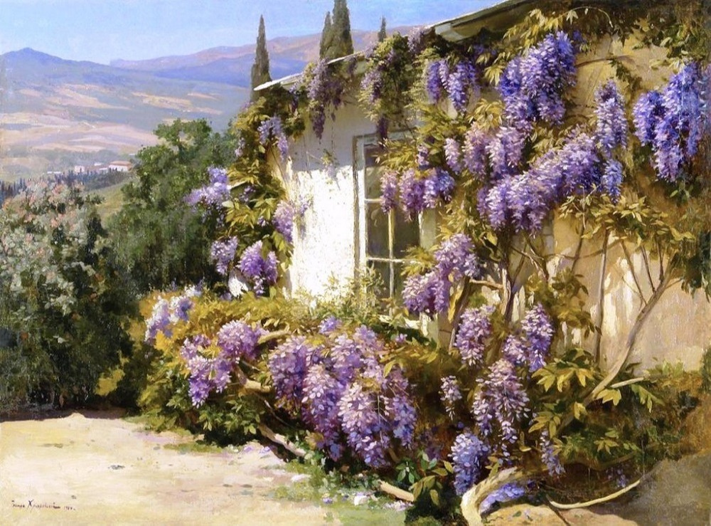 Joseph Evstafievich Krachkovsky. Wisteria