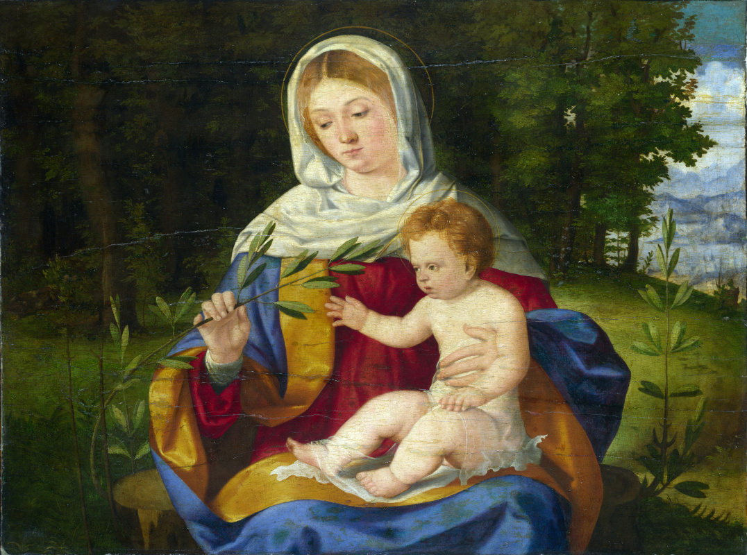 Andrea Previtali. Virgin with the baby