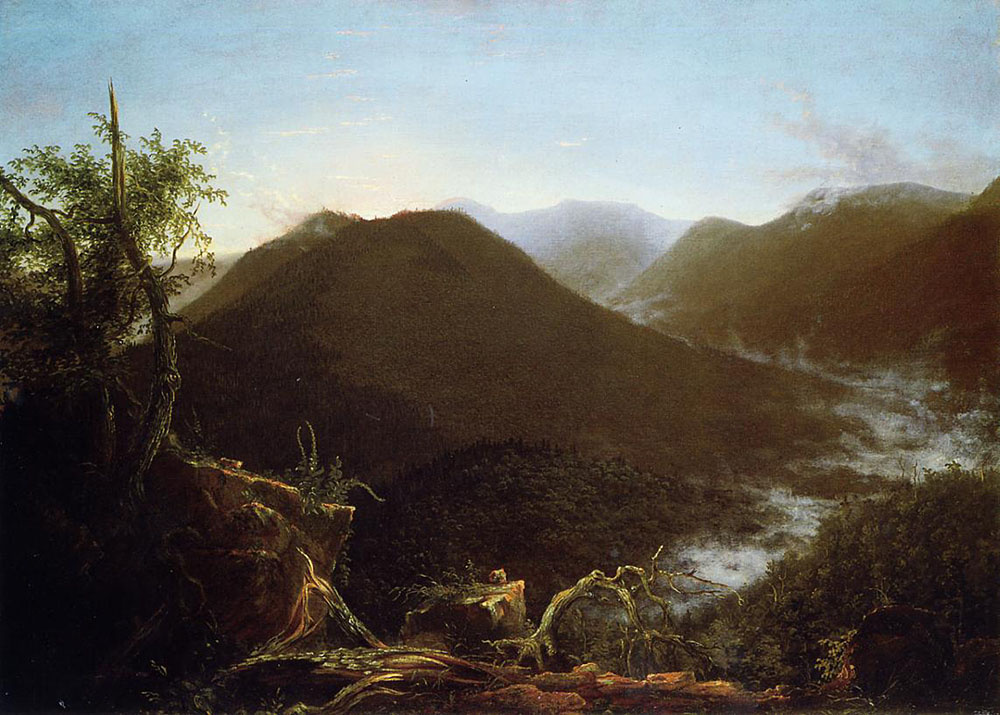 Thomas Cole. Sunrise in the Catskill mountains