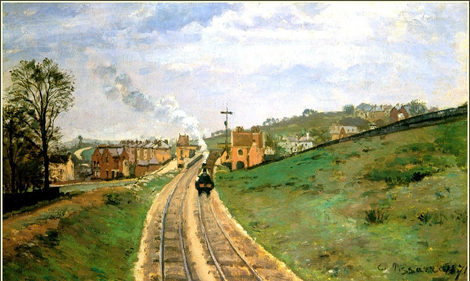 Camille Pissarro. Lordship lane station, Dulwich