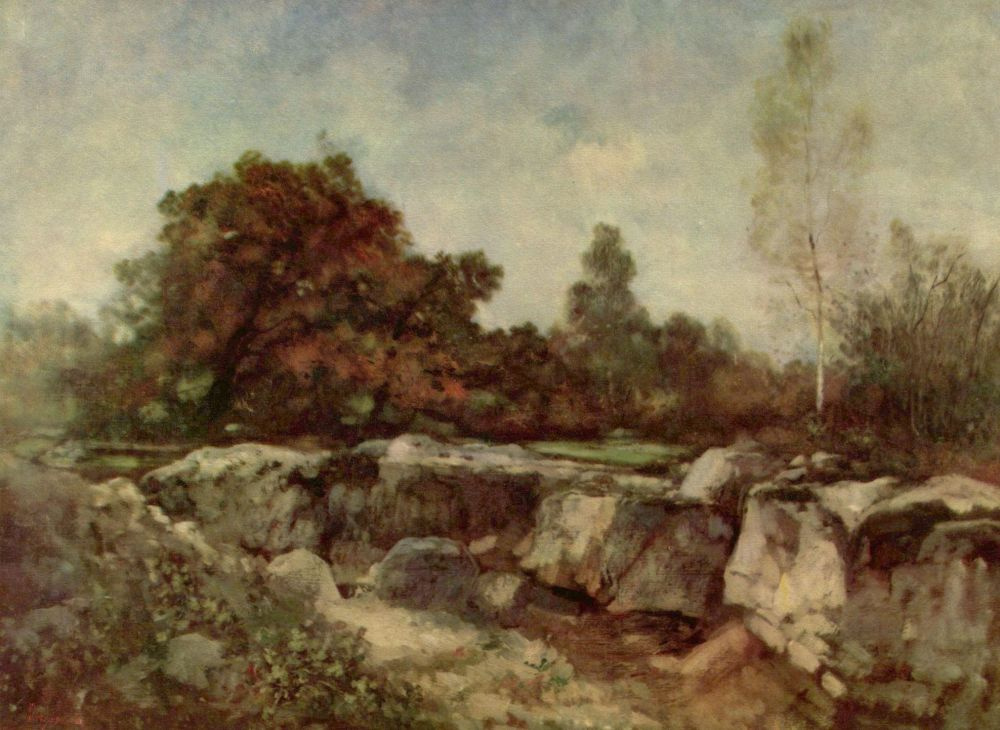 Nicolae Grigorescu. Rocks at Fontainebleau