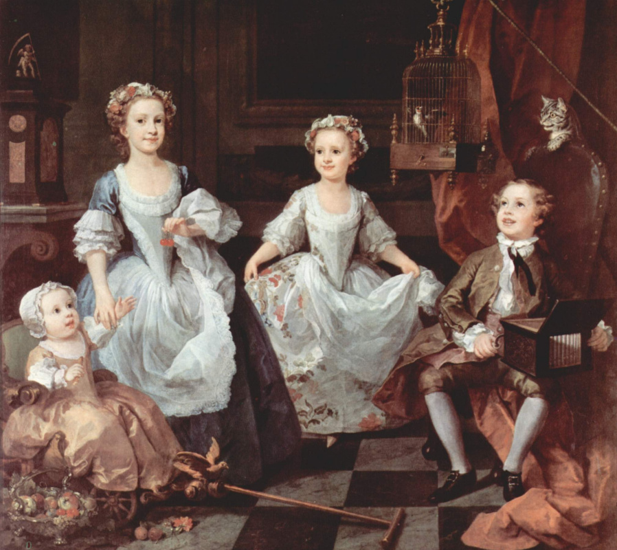 William Hogarth. The children of the family of Graham