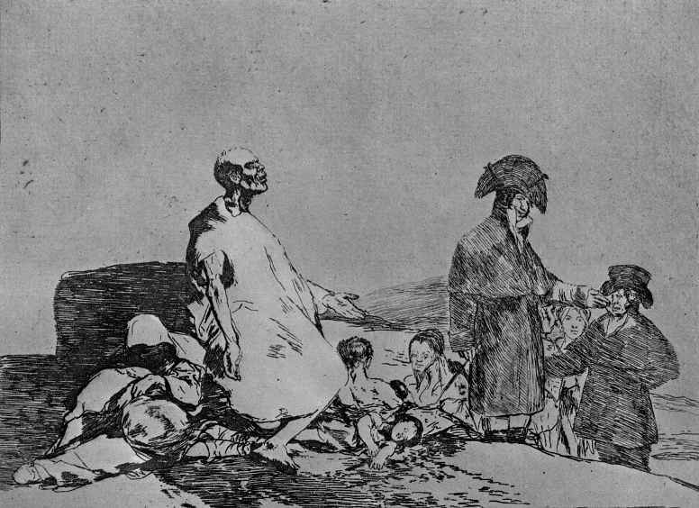 Francisco Goya. The series "disasters of war", page 61: They are a different breed