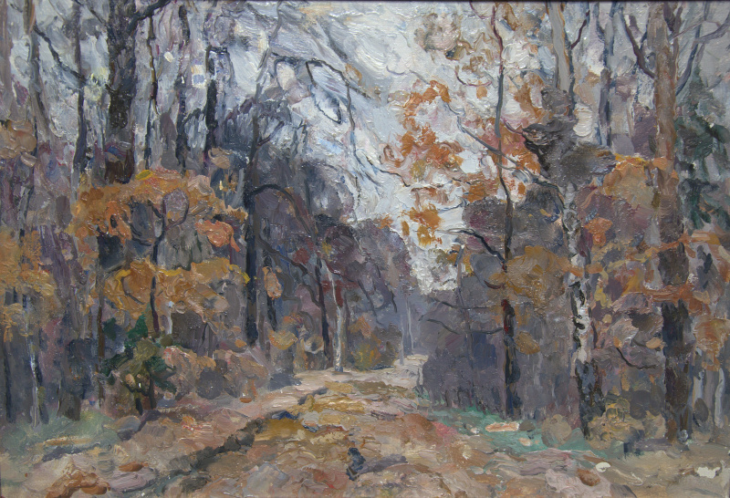 Boris Petrovich Zakharov. Late fall. Etude.