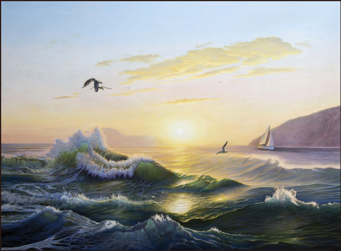 Sushienok64 @ mail.ru Mikhailovich Sushenok Igor. Sunrise over the sea