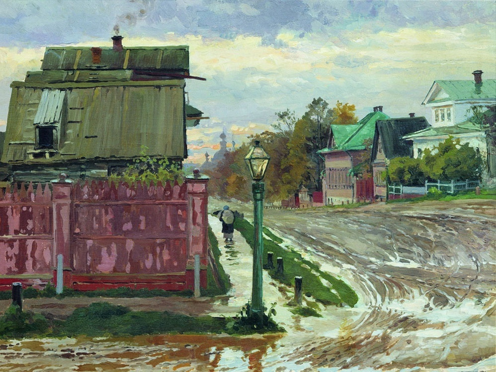 Elena Dmitrievna Polenova. Street in Moscow