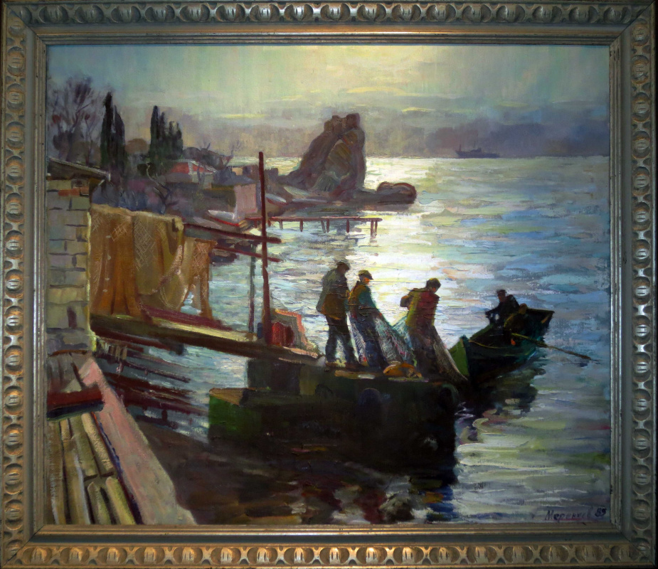 Михаил Андреевич Меренков. Fishermen