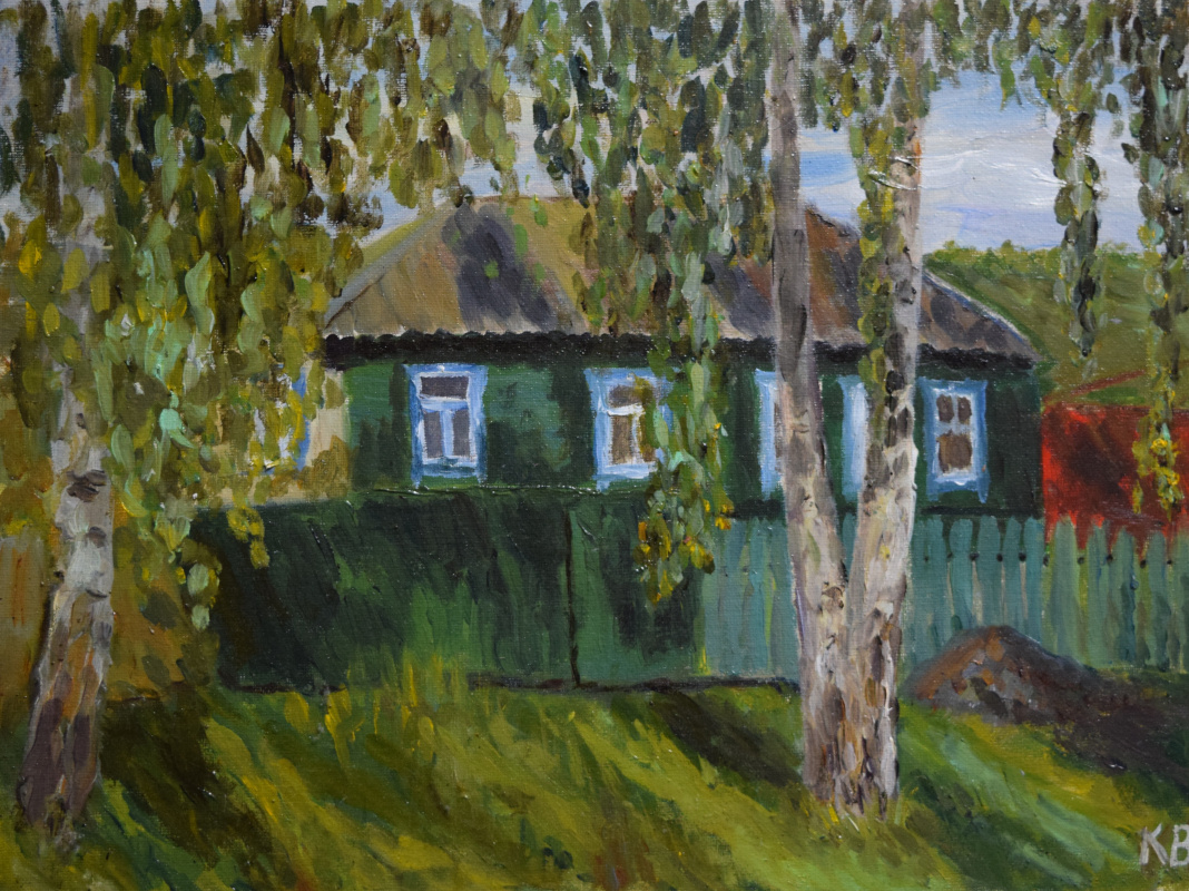 Ksenia Vitalievna Frolova. Haus im Dorf