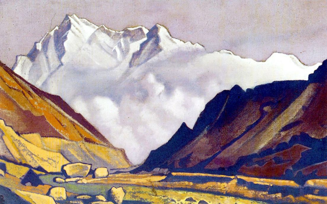 Nicholas Roerich. Nanga Parbat (the Valley from the snowy mountains)