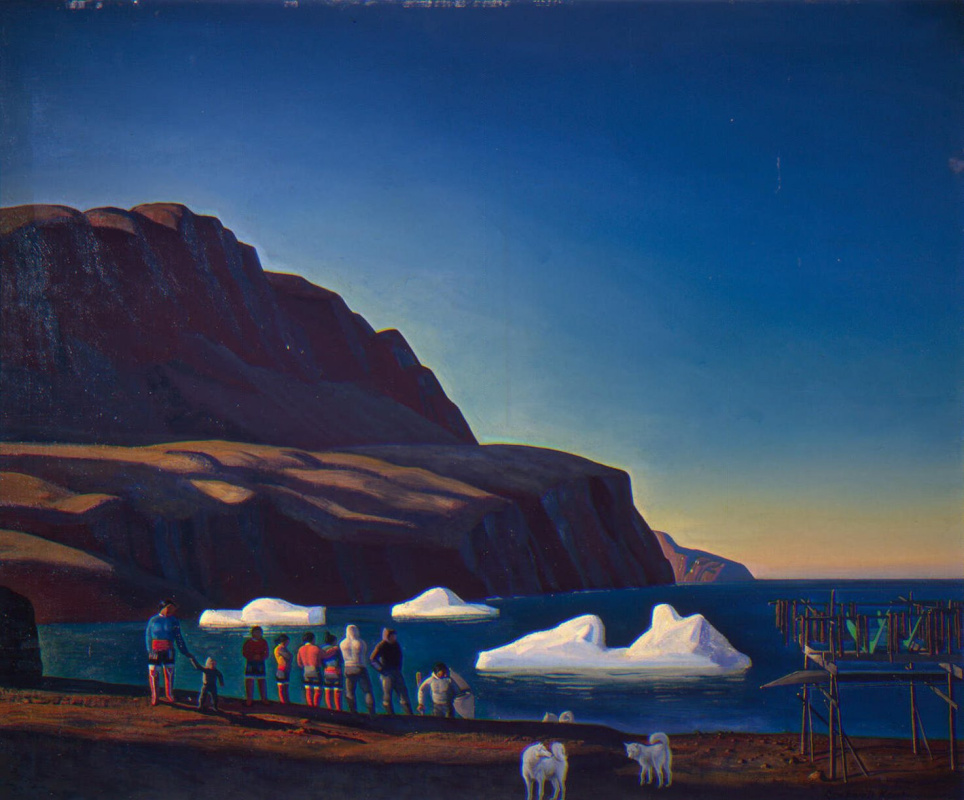 Rockwell Kent. Greenlanders. Near Godhavn