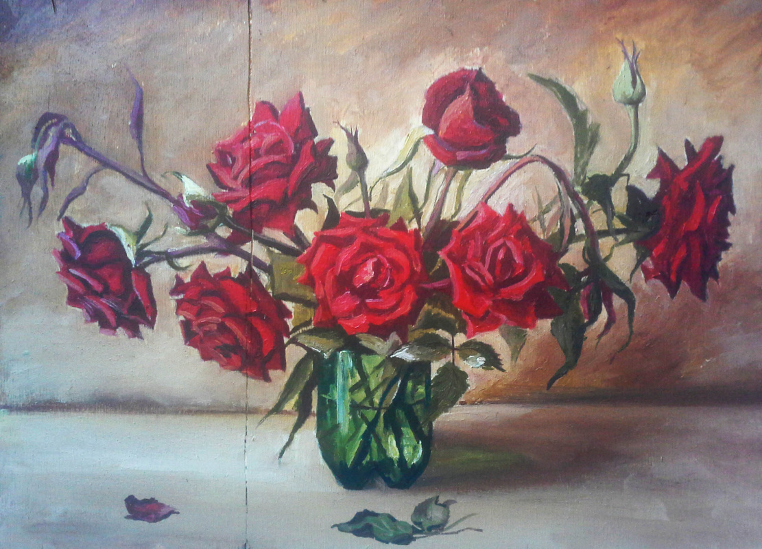 Tizza La Vilia. Red roses