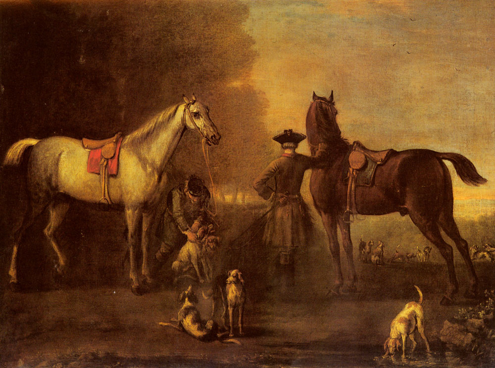 John Wootton. Before hunting