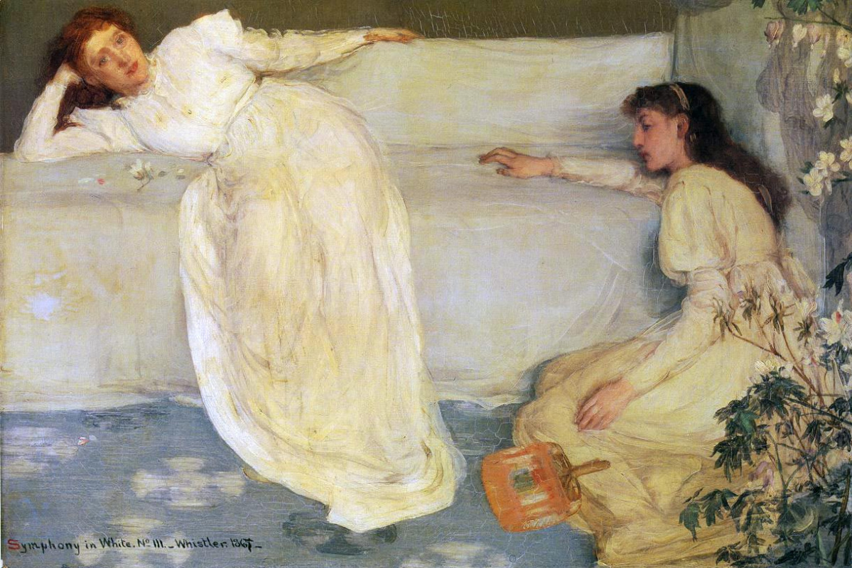 James Abbot McNeill Whistler. Symphony in white, No. 3