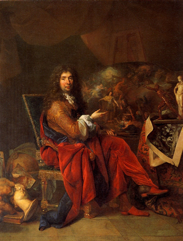 Nicolas de Largillière. Charles Lebrun, Painter of The King, 1683—1686