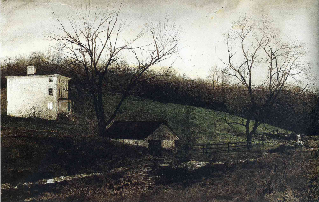 Andrew Wyeth. Night of Staking