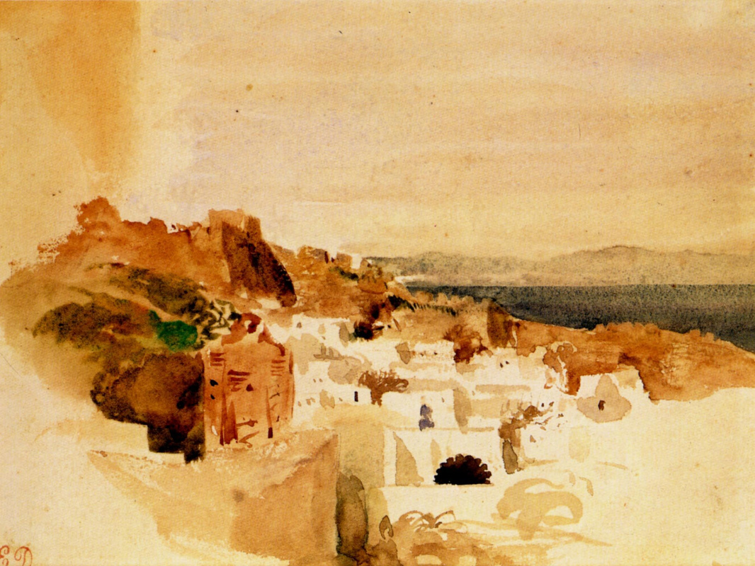 Eugene Delacroix. Views of Tangier