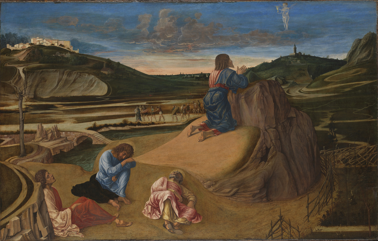 Giovanni Bellini. The agony in the garden: Praying for the cup