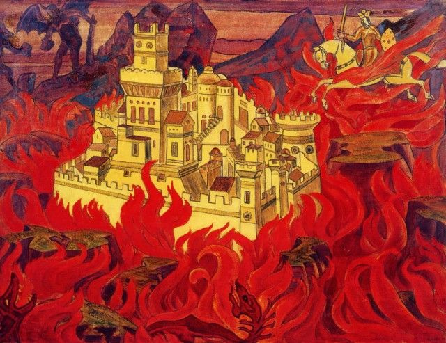 Nicholas Roerich. Granizo puro - enemigos amargos