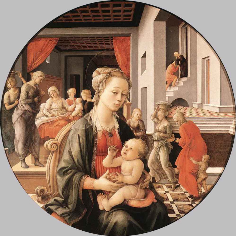 Fra Filippo Lippi. The virgin and child