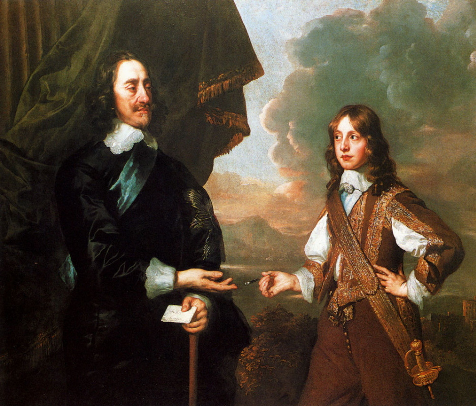 Sir Peter Lely. Charles I and the Duke of York