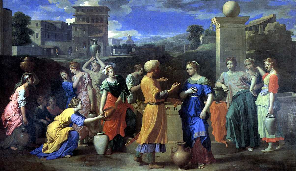 Nicolas Poussin. Eleazar and Rebekah