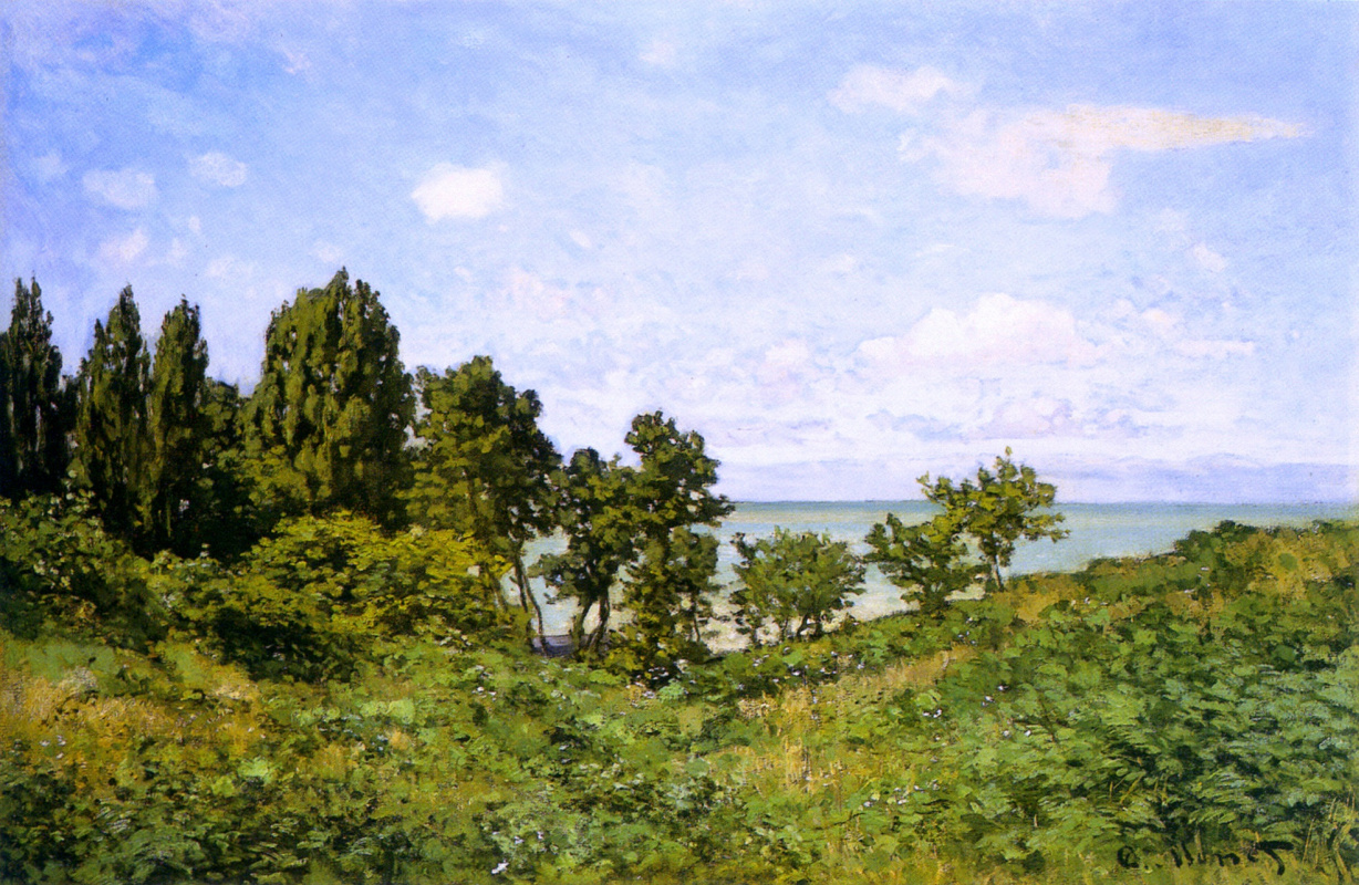 Claude Monet. The sea