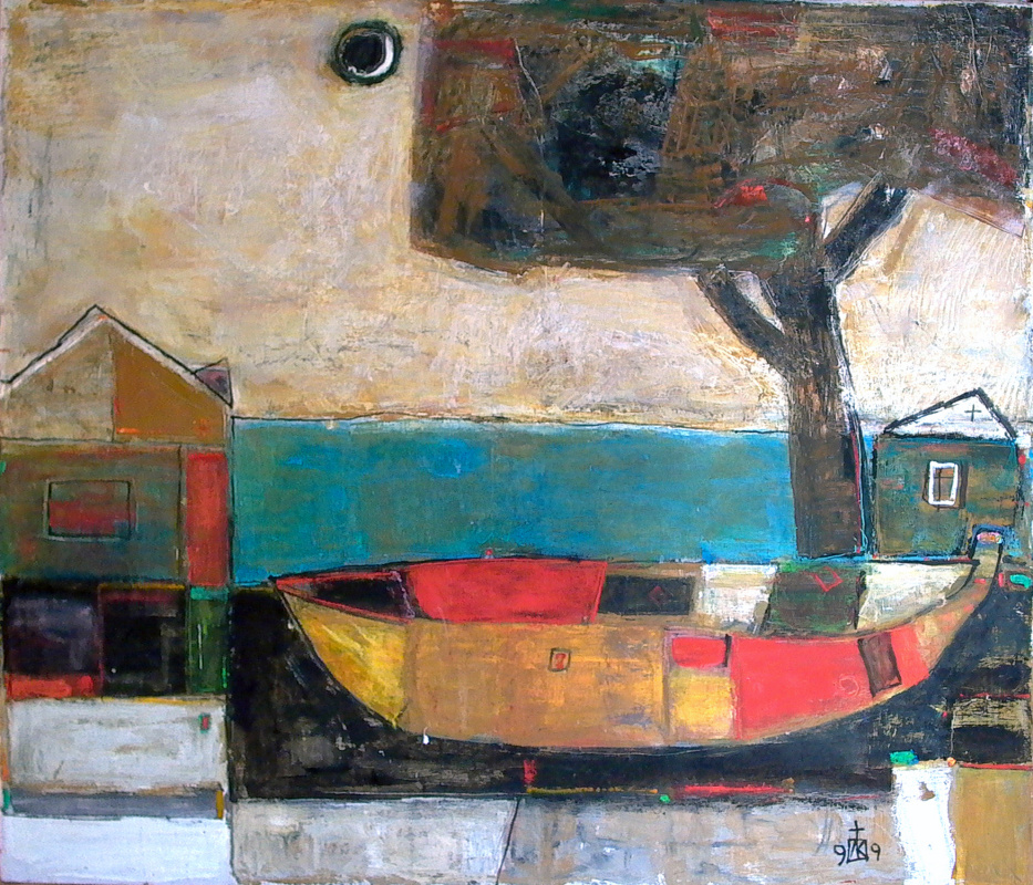 Igor Kislitsyn. "Boat Tree" from the series TERRITORY