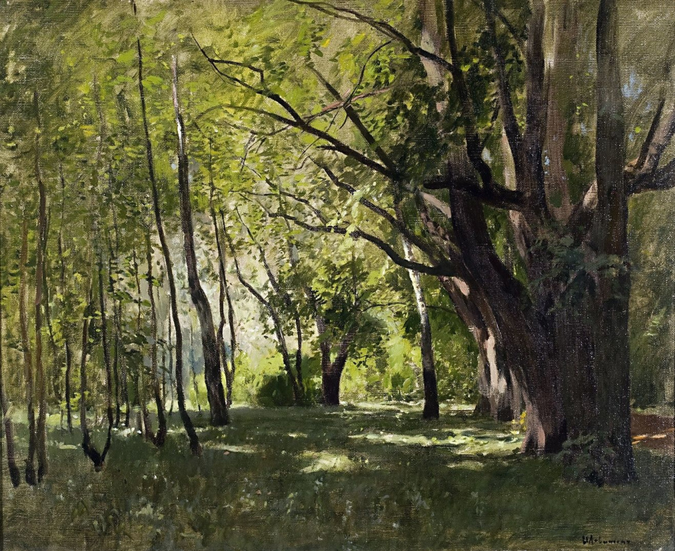 Isaac Levitan. In the Park