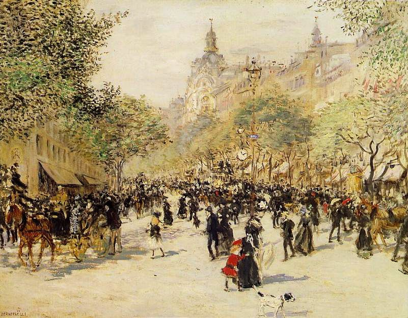 Jean-François Raffaelli. Boulevard ottoman