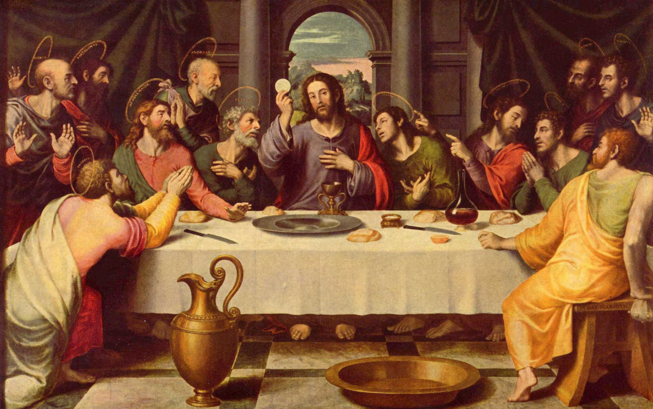 Juan de Juanes. The last supper