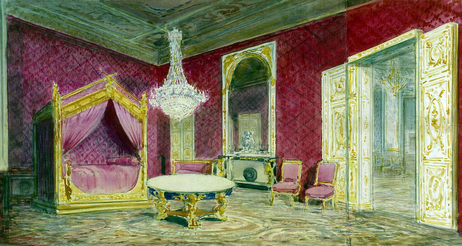 Pavel Yakovlevich Pyasetsky. Room of Nicholas II in the Compiegne castle