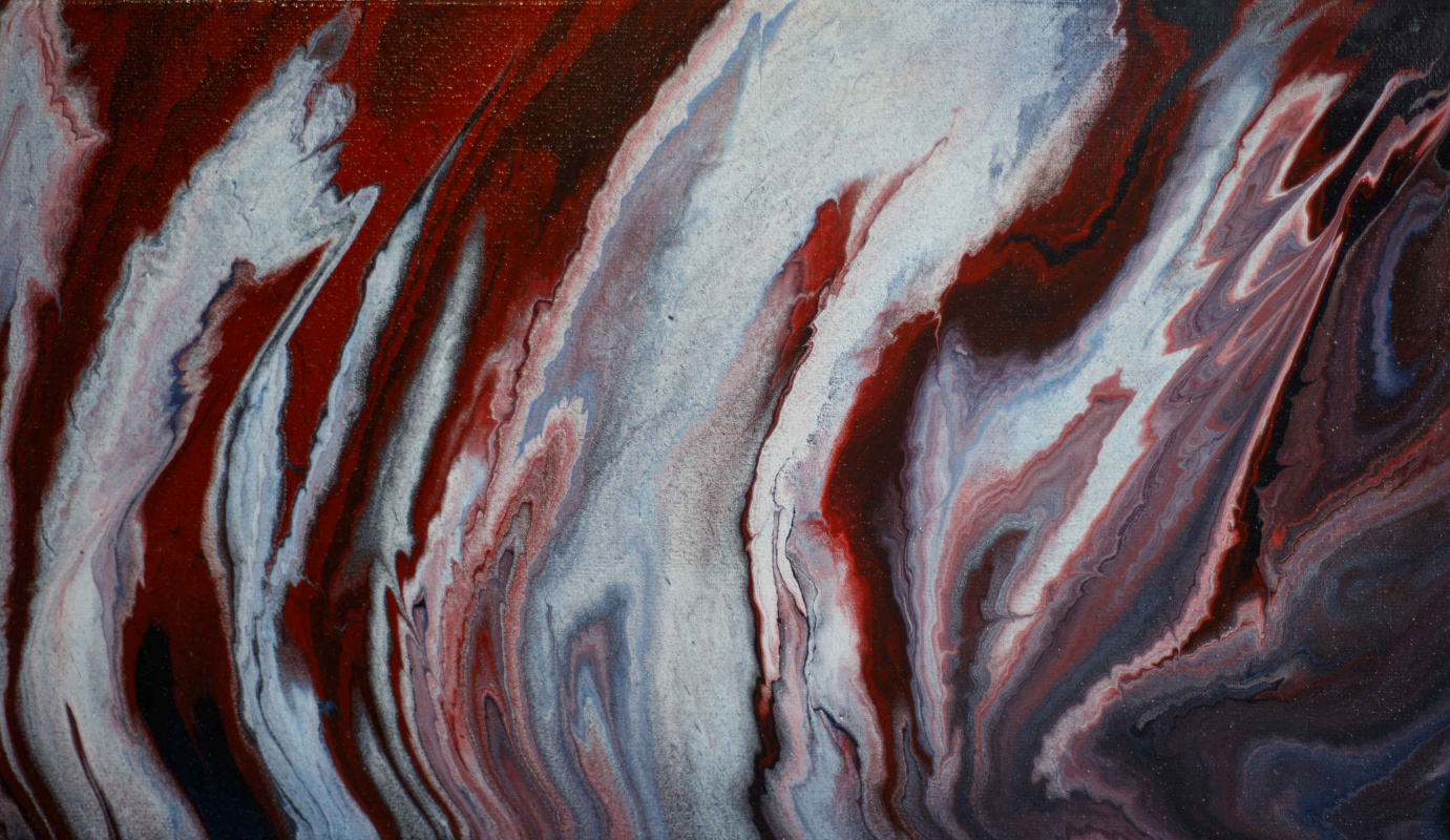 Alla Struchayeva. Painting "The surface of Mars"