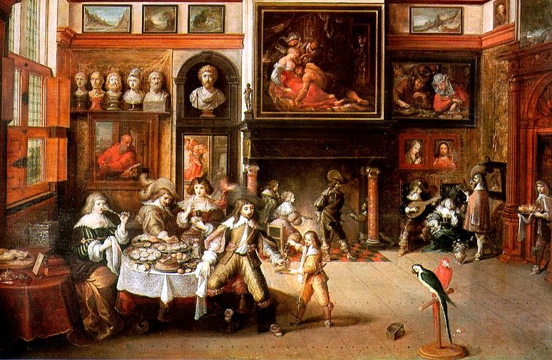 Frans Franken the Younger. The feast in the house