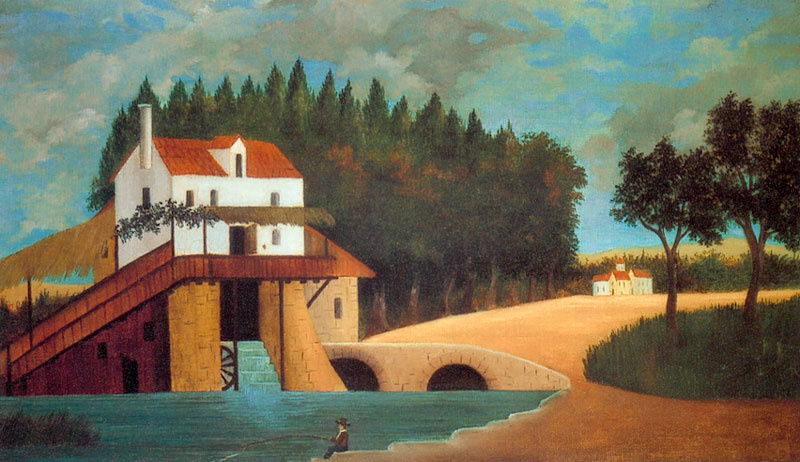 Henri Rousseau. The Mill