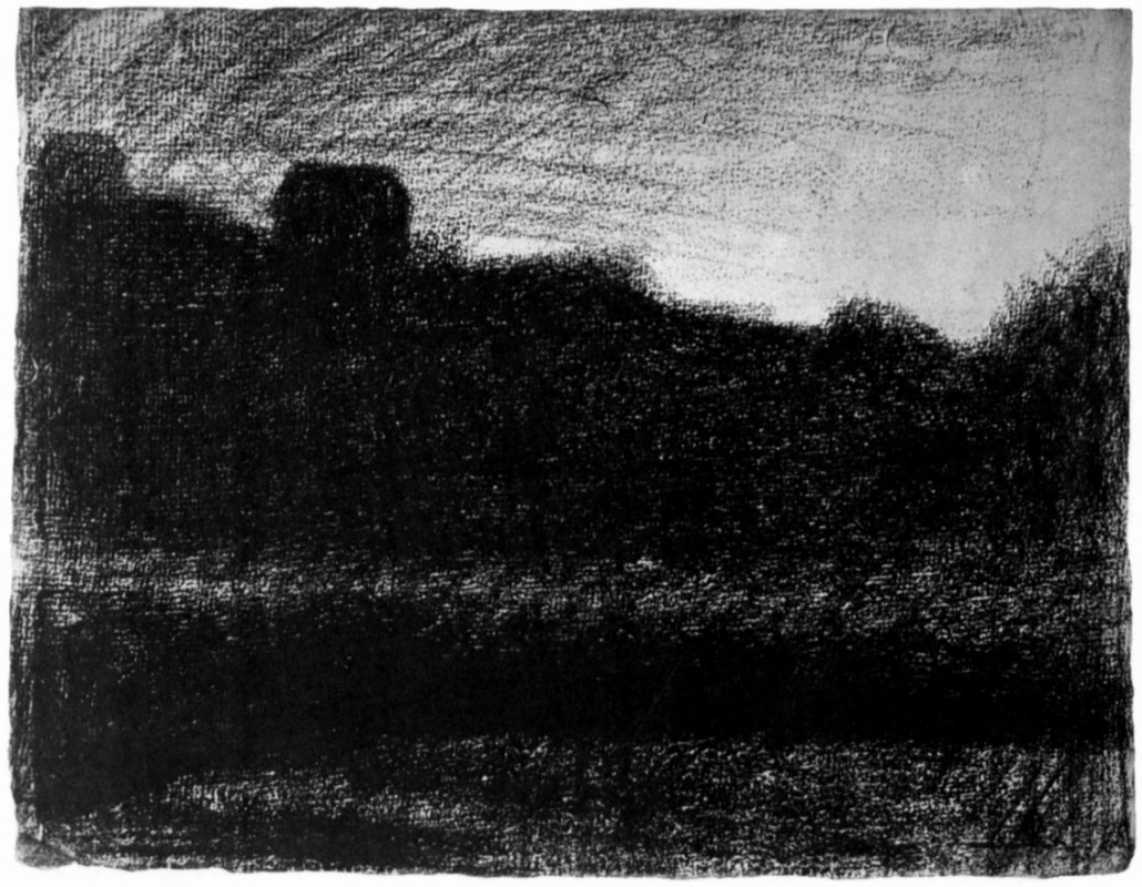 Georges Seurat. House on the hill