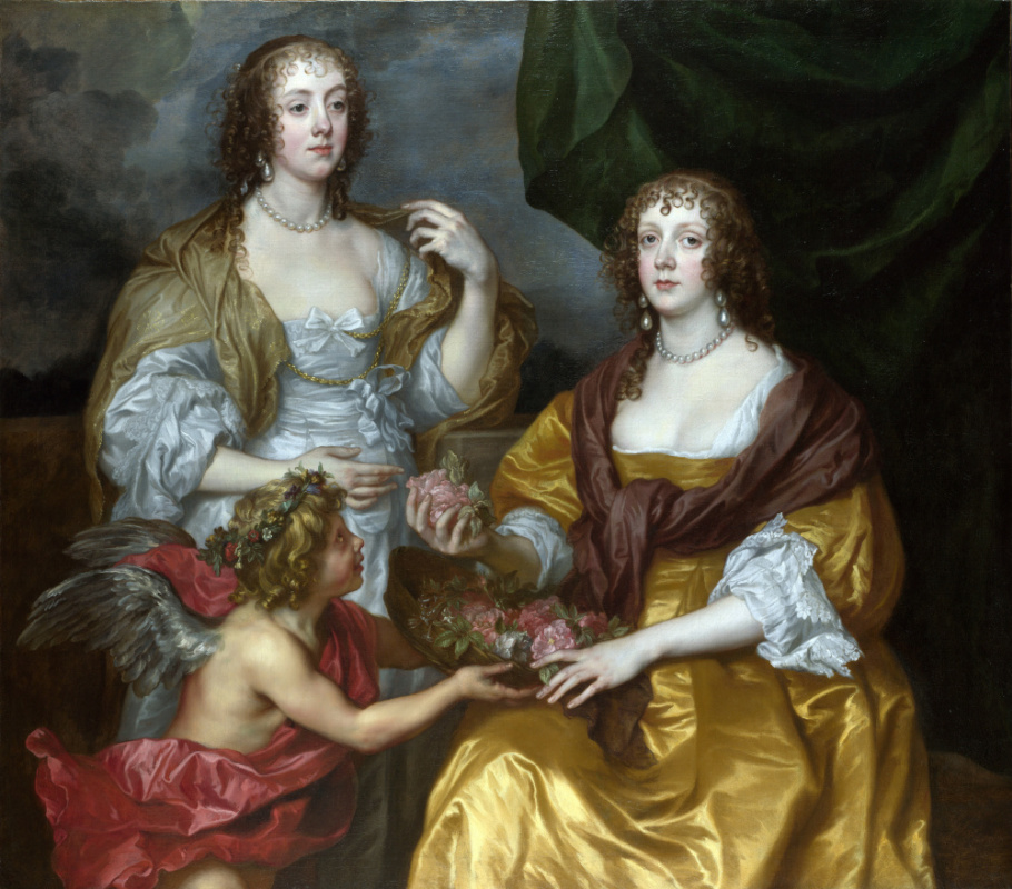 Anthony van Dyck. Lady Elizabeth Dimbelby and her sister