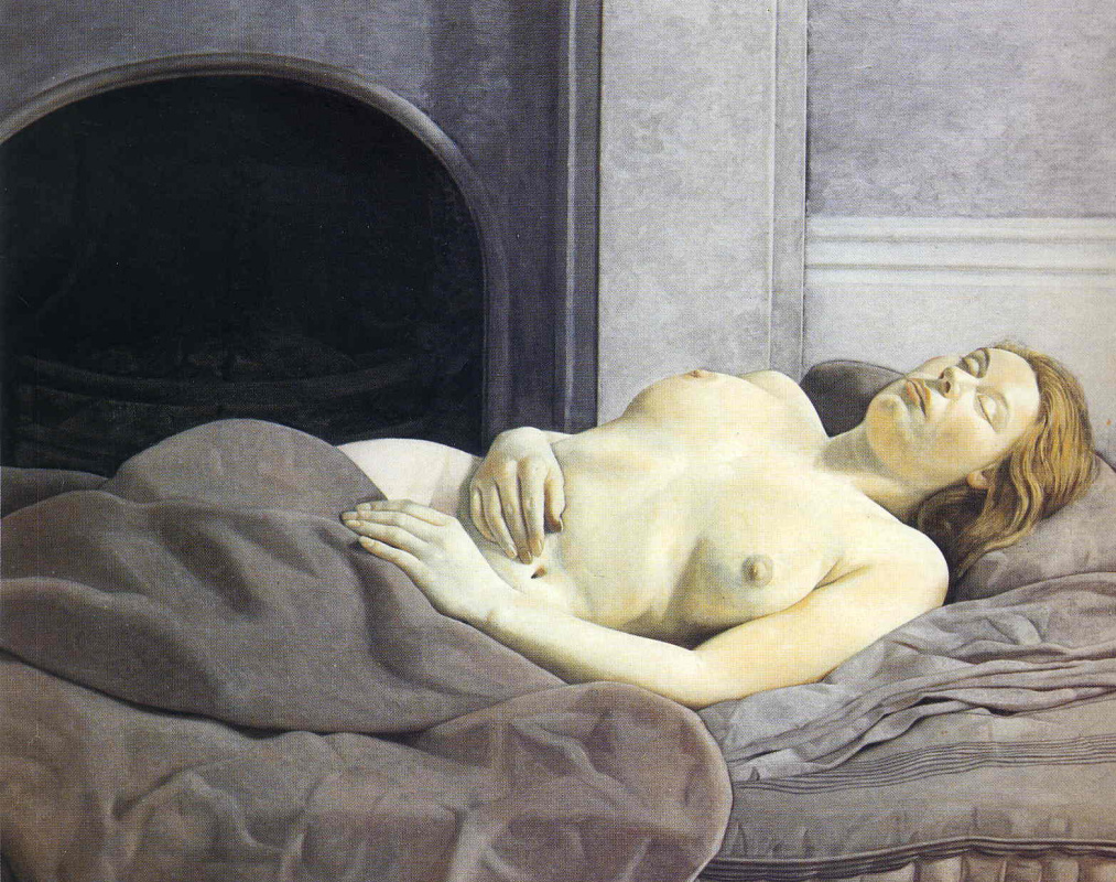 Lucien Freud. Sleeping Woman