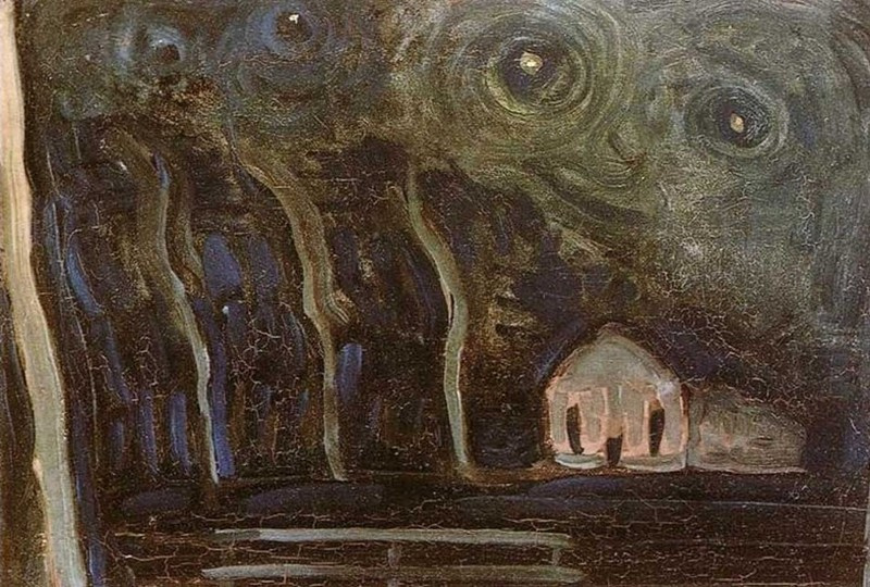 Piet Mondrian. Night landscape